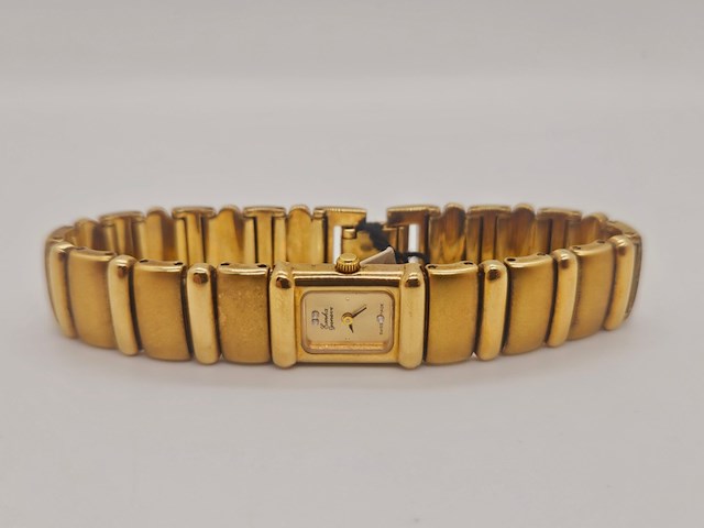 Emka geneve doublé gouden dameshorloge - afbeelding 5 van  8