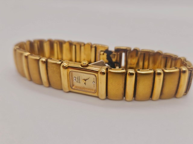 Emka geneve doublé gouden dameshorloge - afbeelding 7 van  8