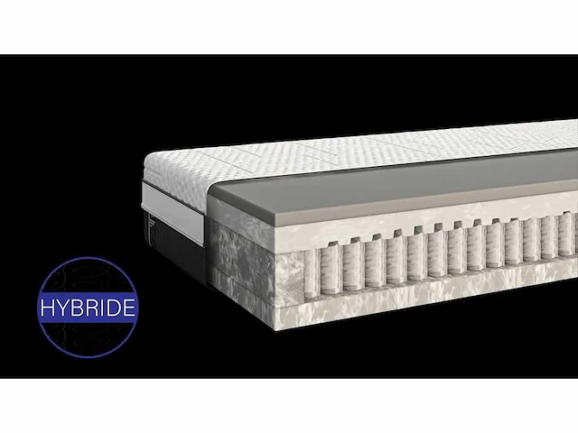 Emma diamond hybrid 180/200 matras - afbeelding 3 van  4