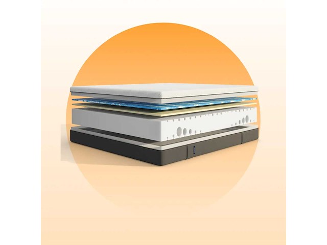 Emma o2 - medium - matras 180x220cm - afbeelding 3 van  5