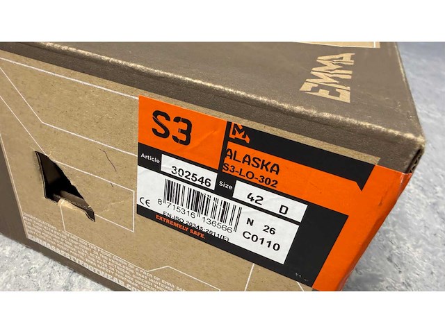 Emma s3 alaska - maat 42 werkschoenen - afbeelding 2 van  3
