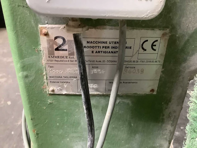 Emmedue s.r.l - steenzaagmachine - afbeelding 5 van  7