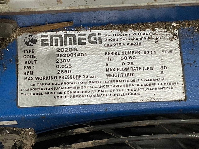 Emmegi - 2020k - hydrauliek unit - afbeelding 7 van  9