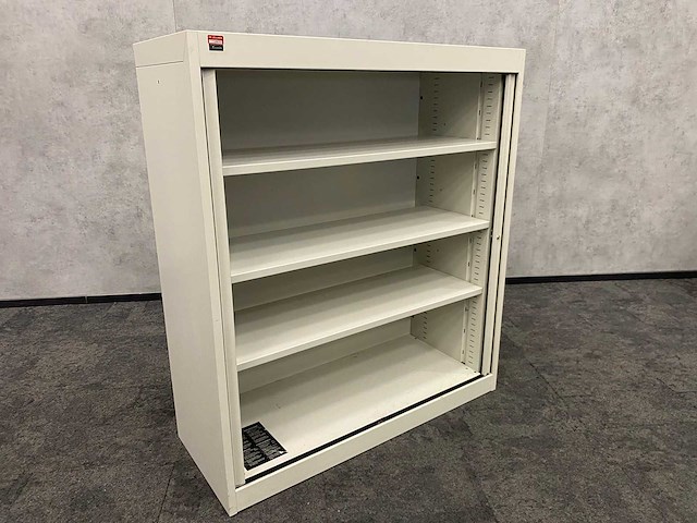 Emmein - halfhoge stalen roldeurkast grijs - afbeelding 2 van  9