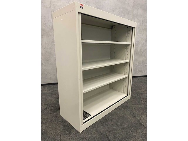 Emmein - halfhoge stalen roldeurkast grijs - afbeelding 3 van  9