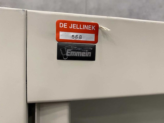 Emmein - hoge stalen roldeurkast met sleutel - afbeelding 4 van  7