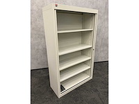 Emmein - hoge stalen roldeurkast met sleutel - afbeelding 6 van  7