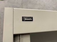 Emmein - hoge stalen roldeurkast met sleutel - afbeelding 7 van  9