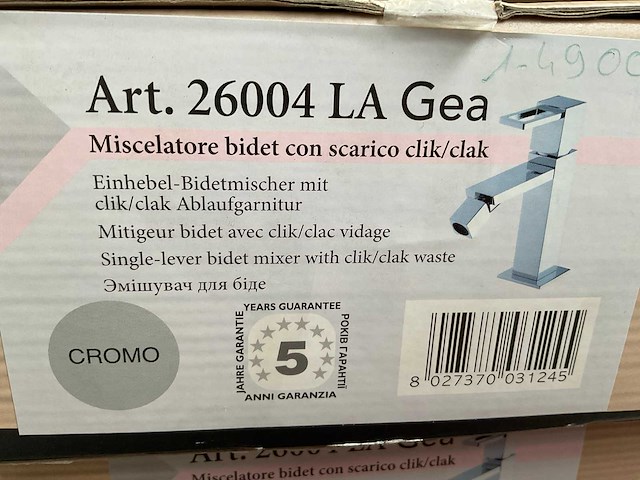 Emmevi bidetkraan - afbeelding 2 van  2