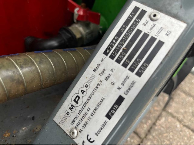 Empas mcb 1000 mcb 12 - 1000 onkruid koker heetwater reiniger - afbeelding 17 van  18