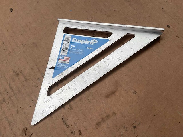 Empire 7” rafter square - afbeelding 1 van  3