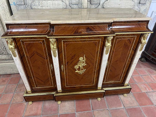 Empire dressoir met marmer - afbeelding 2 van  3