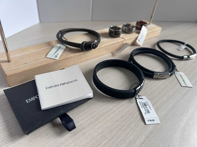Emporio armani - armbanden en ringen (7x) - afbeelding 3 van  3