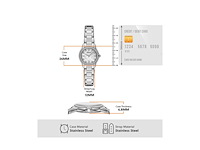 Emporio armani ar11669 dames horloge 26mm zilverkleurig - afbeelding 4 van  4