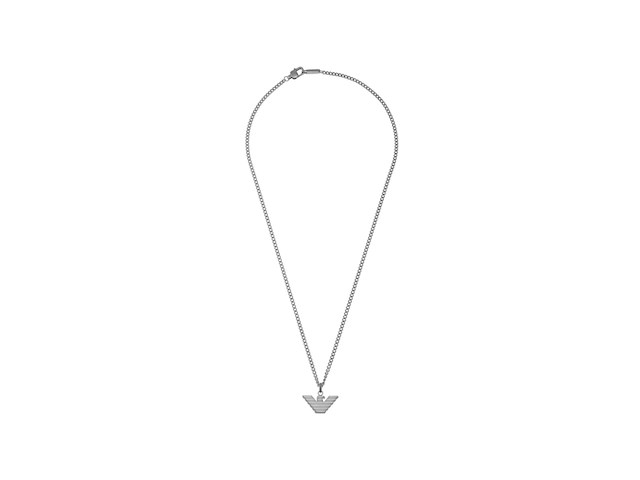 Emporio armani egs2916040 herenketting 525mm zilver - afbeelding 1 van  4