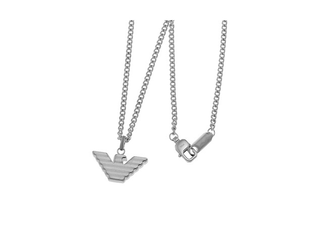 Emporio armani egs2916040 herenketting 525mm zilver - afbeelding 2 van  4