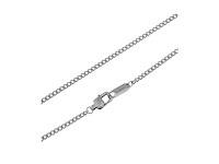 Emporio armani egs2916040 herenketting 525mm zilver - afbeelding 4 van  4