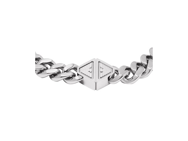 Emporio armani egs3132040 heren armband zilverkleurig - afbeelding 2 van  4