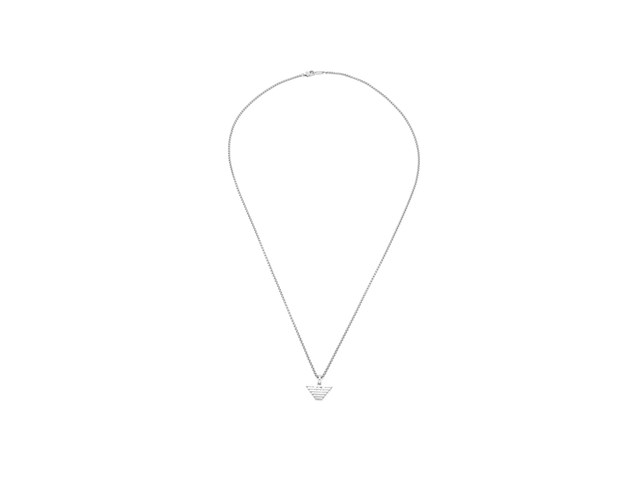 Emporio armani egs3169040 heren collier 85cm zilverkleurig - afbeelding 3 van  4