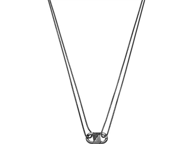 Emporio armani egs3172001 heren collier zwart - afbeelding 1 van  3