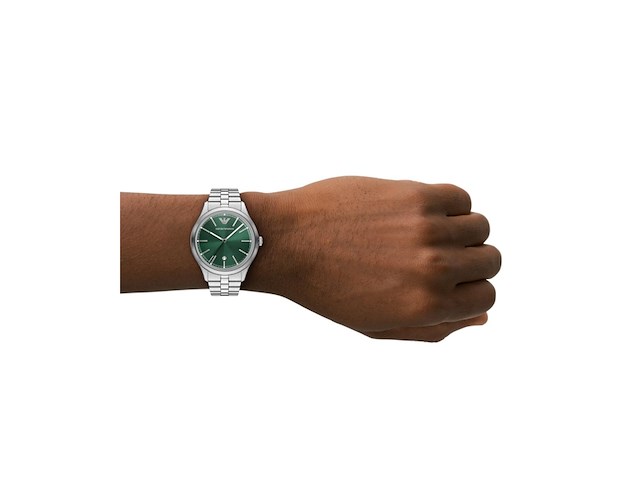 Emporio armani heren horloge 41 mm zilverkleurig - afbeelding 4 van  4