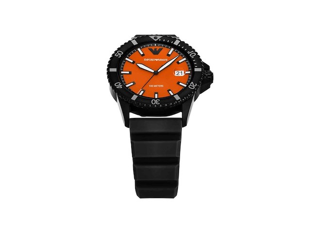 Emporio armani heren horloge 42 mm zwart - afbeelding 1 van  4