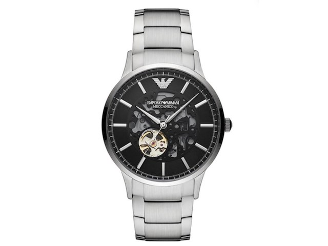 Emporio armani renato skeleton automatisch herenhorloge - afbeelding 1 van  6