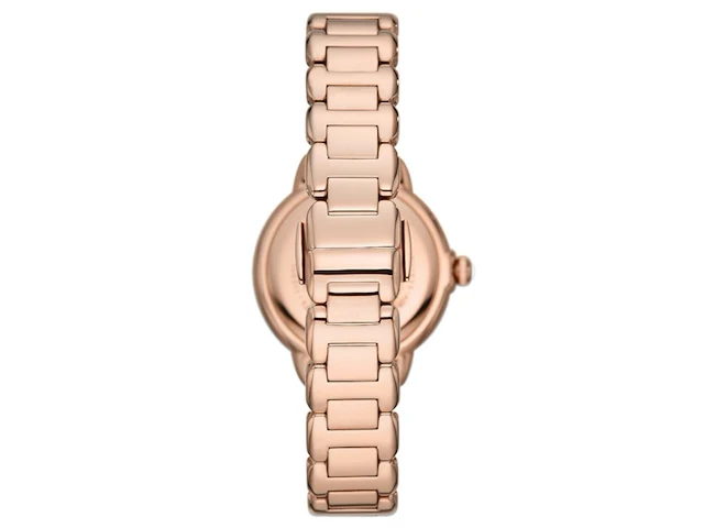 Emporio armani rosé dameshorloge met parelmoer wijzerplaat - afbeelding 4 van  4