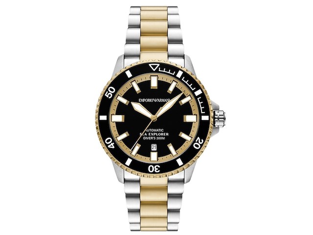 Emporio armani sea explorer automatisch heren duikhorloge - afbeelding 1 van  5