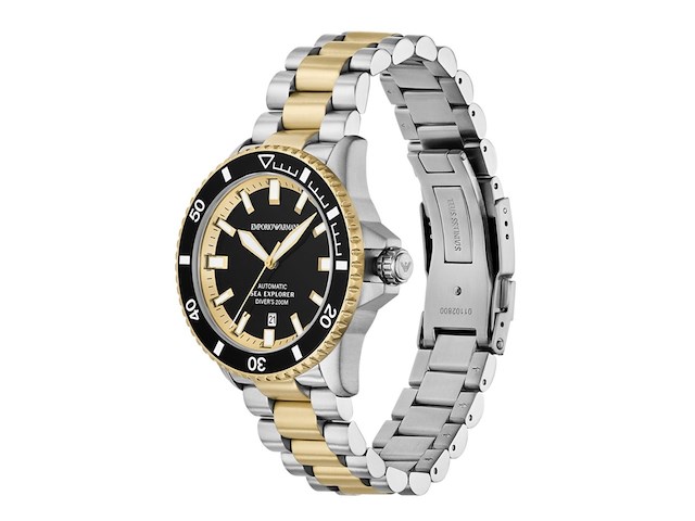 Emporio armani sea explorer automatisch heren duikhorloge - afbeelding 2 van  5
