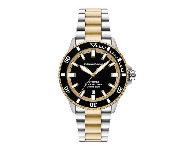 Emporio armani sea explorer automatisch heren duikhorloge - afbeelding 1 van  4