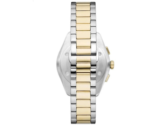 Emporio armani two tone chronograph herenhorloge - afbeelding 4 van  4