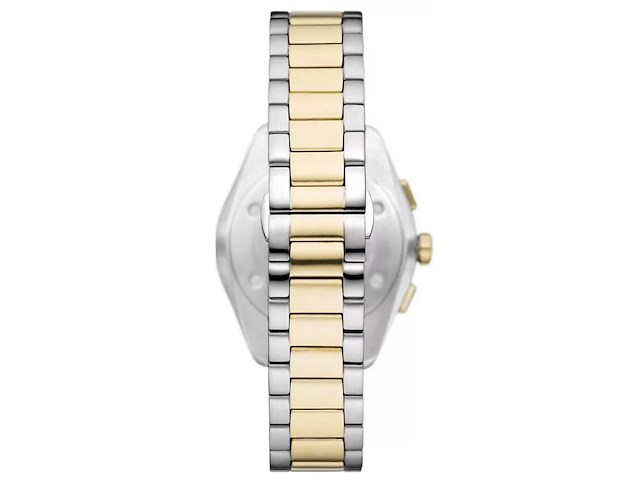 Emporio armani two tone chronograph herenhorloge - afbeelding 3 van  3