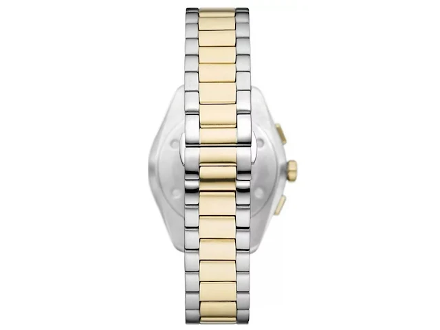 Emporio armani two tone chronograph herenhorloge - afbeelding 3 van  3