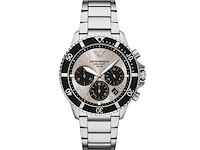 Emporio armani world explorer heren horloge 43 mm zilverkleurig - afbeelding 1 van  1