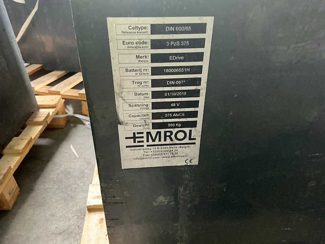 Emrol 3hpzs375 batterij (2x) - afbeelding 2 van  2