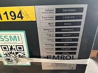 Emrol 3hpzs375 batterij (2x) - afbeelding 2 van  4