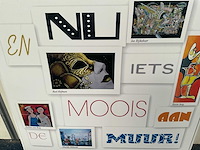 En nu iets moois aan de muur wand decoratie 79x79cm - afbeelding 1 van  3