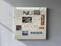 En nu iets moois aan de muur wand decoratie 79x79cm - afbeelding 1 van  5