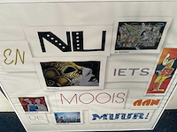 En nu iets moois aan de muur wand decoratie 79x79cm - afbeelding 3 van  5