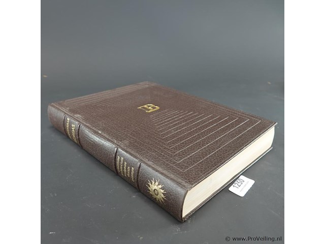 Encyclopédie bordas in kunstlederen band - afbeelding 1 van  5