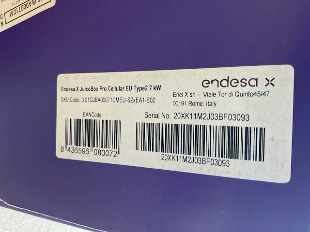 Endesa x - juicebox 3.01 pro cellular eu type2 7kw - laadpaal - afbeelding 6 van  6
