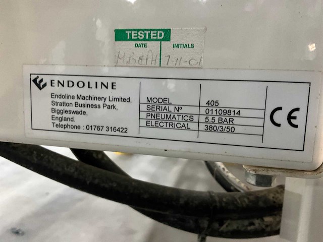 Endoline 405 hotmelt dozensluitmachine (c) - afbeelding 2 van  10