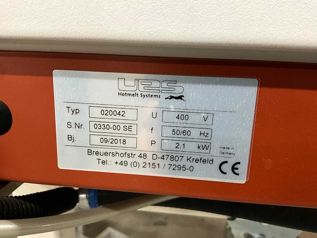 Endoline 405 hotmelt dozensluitmachine (c) - afbeelding 10 van  10