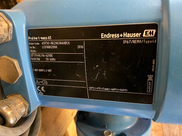 Endress + hauser proline t-mass 65 flow meter - afbeelding 6 van  6