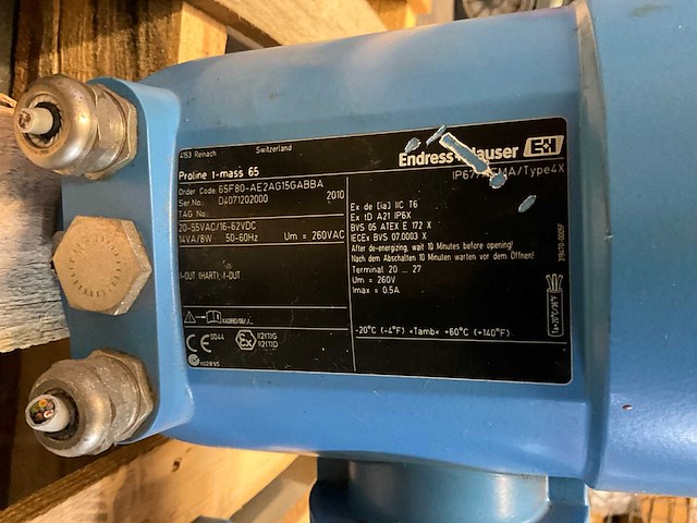 Endress + hauser proline t-mass 65 flow meter - afbeelding 5 van  5