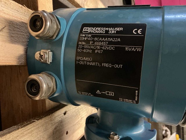 Endress hauser promag 33h flowmeter overige procesapparatuur en machines - afbeelding 7 van  8