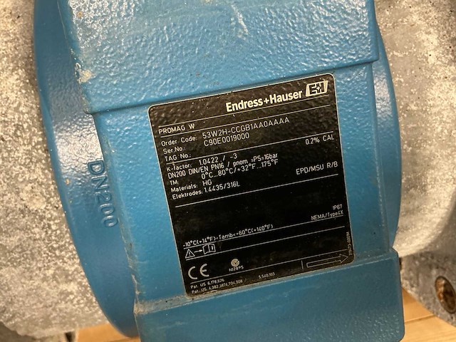 Endress + hauser prowirl 77 / promag 53 flowmeter - afbeelding 4 van  7