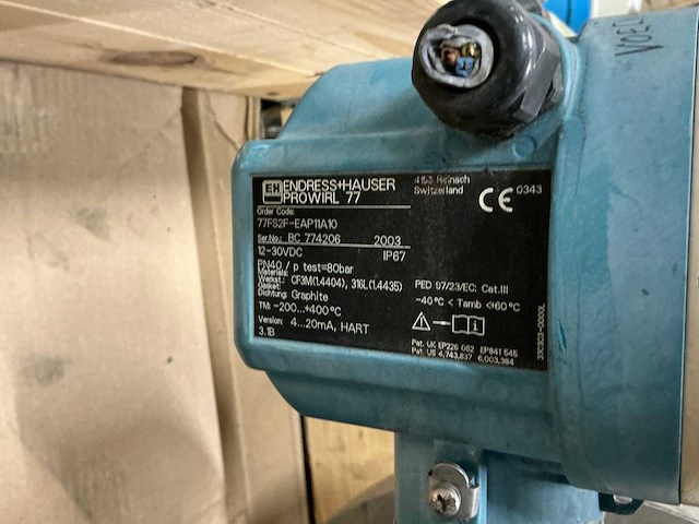 Endress + hauser prowirl 77 / promag 53 flowmeter - afbeelding 6 van  7