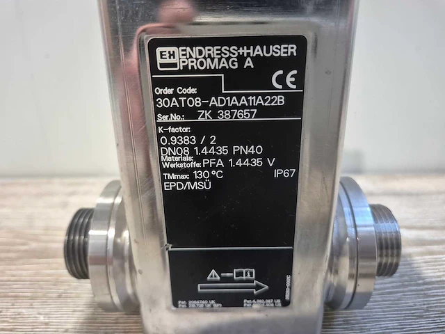 Endress+hauser - promag 30a en promag a flowmeter - afbeelding 5 van  8